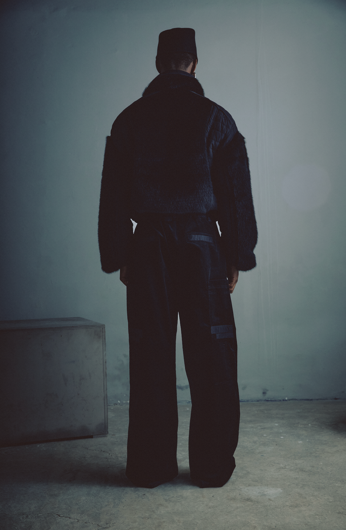 CORDUROY BLACK PANT