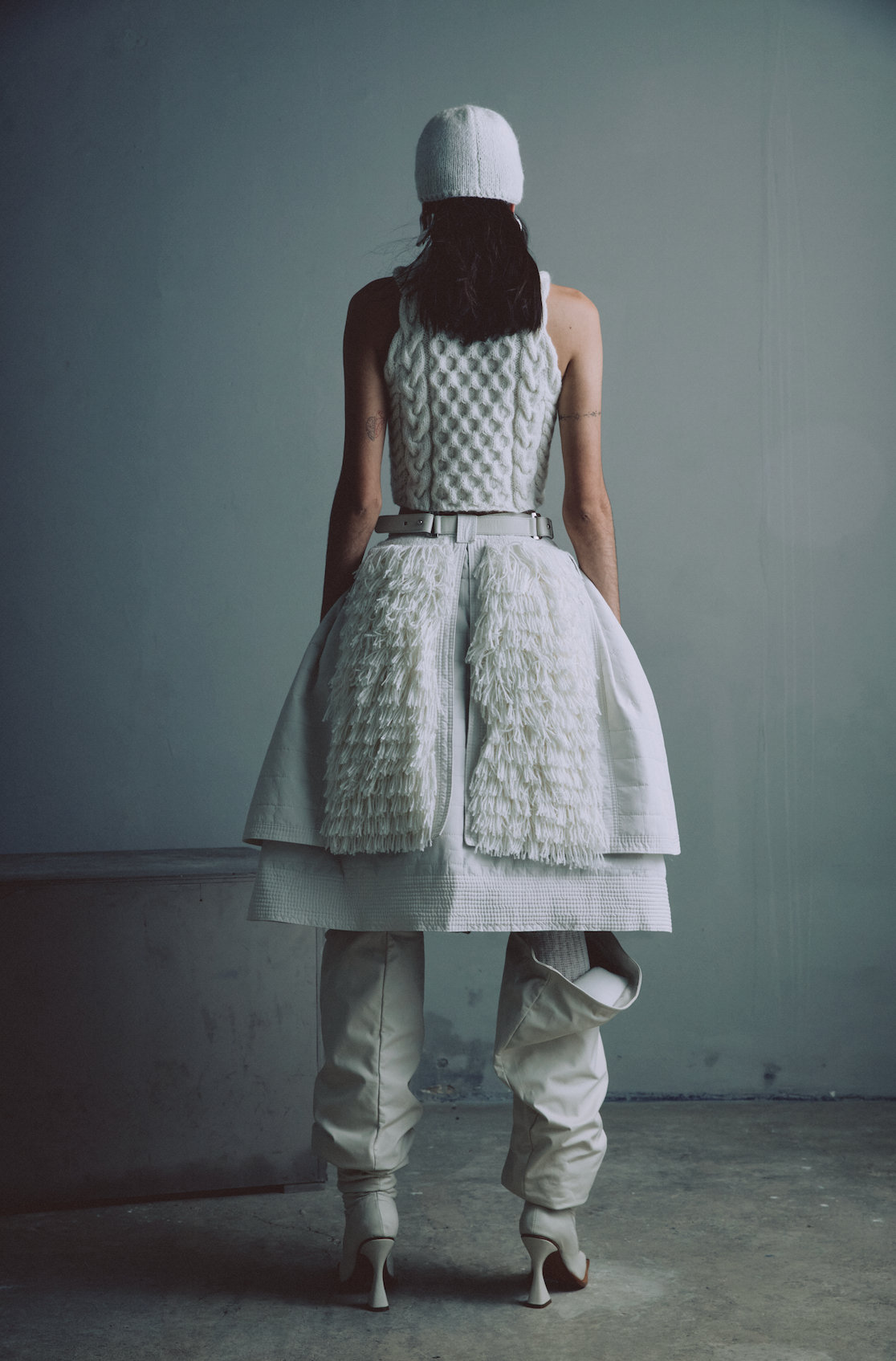 SKIRT WHITE FLEECES