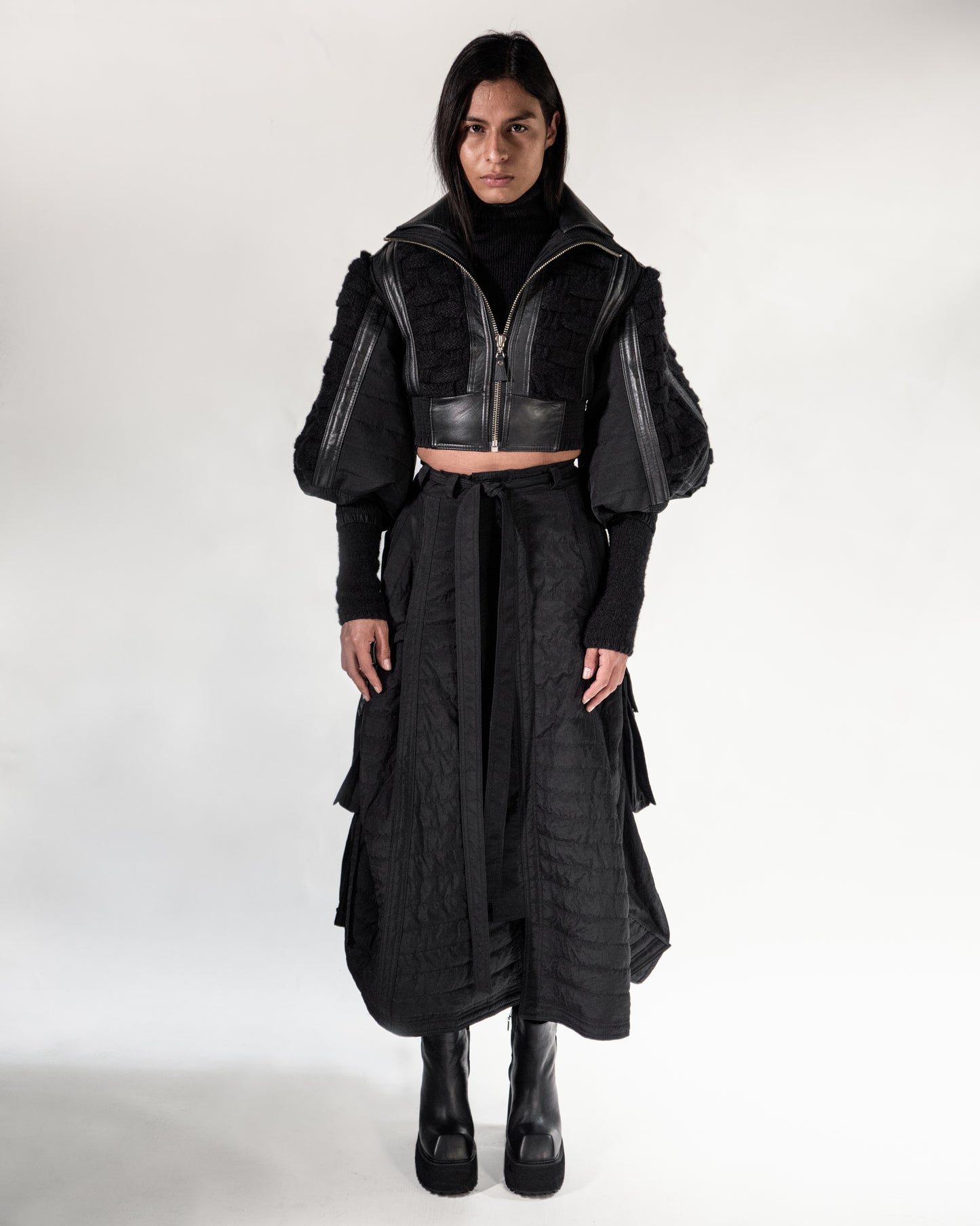 CROP GLOBO JACKET
