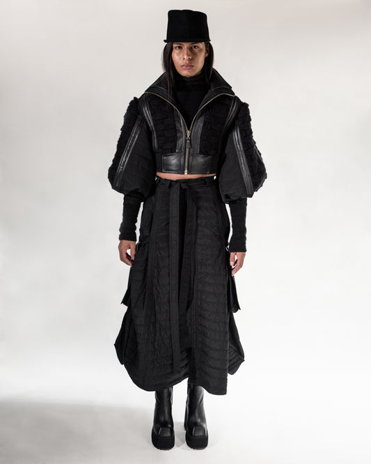 CROP GLOBO JACKET