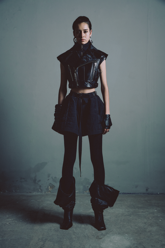 MINI VEST LEATHER