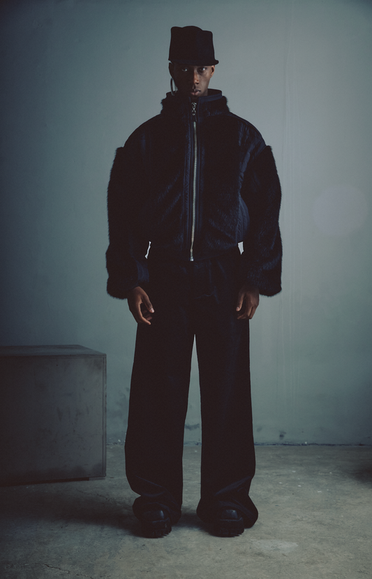 CORDUROY BLACK PANT