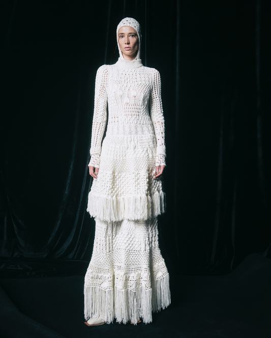 MAXI COLMENA DRESS FLECOS