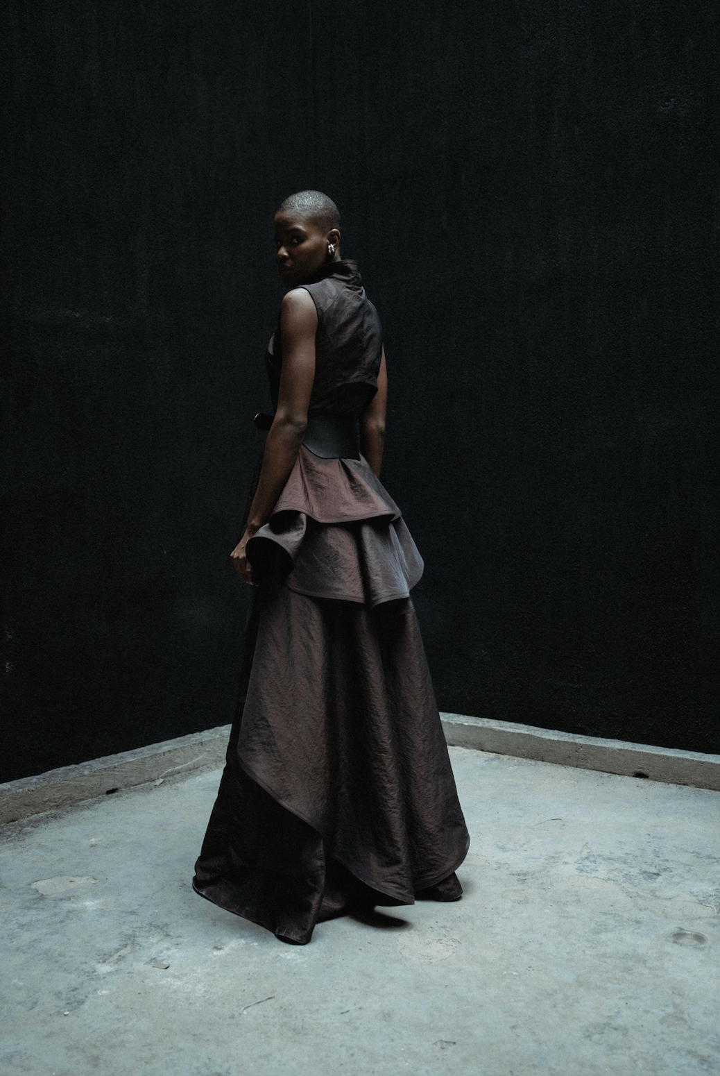 ABEJA RUFFLE DRESS (sin macramé)